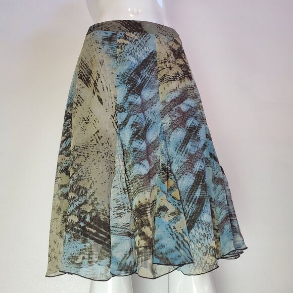 Vintage Y2K Apostrophe Godet Skirt - Picture 1 of 10